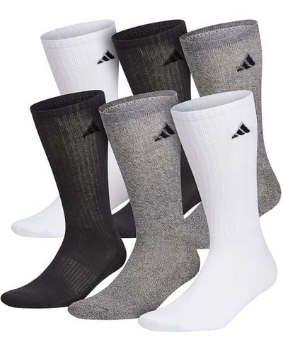 adidas Athletic Cushioned Crew Socks - White