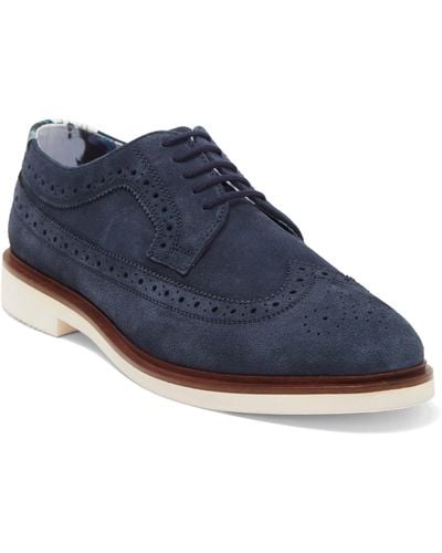 Paisley & Gray Fashion Wingtip Derby - Blue