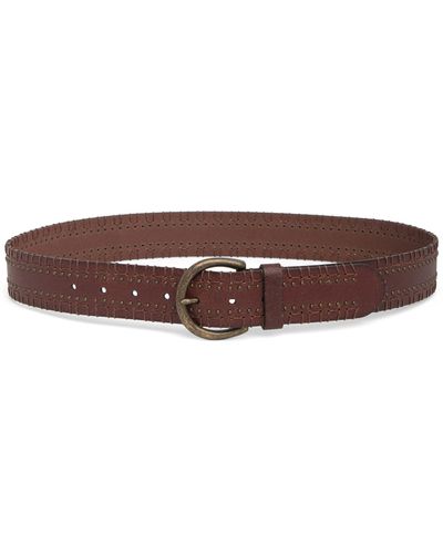 Frye 42mm Studded Belt - Brown