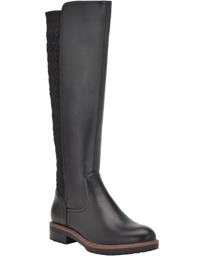 Tommy Hilfiger Famian Riding Boots - Black