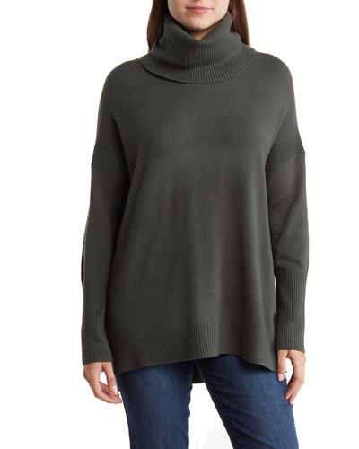 French Connection Baby Soft Cathy Turtleneck Sweater - Gray