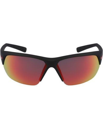 Nike Skylon Ace 69mm Rectangular Sunglasses - Red