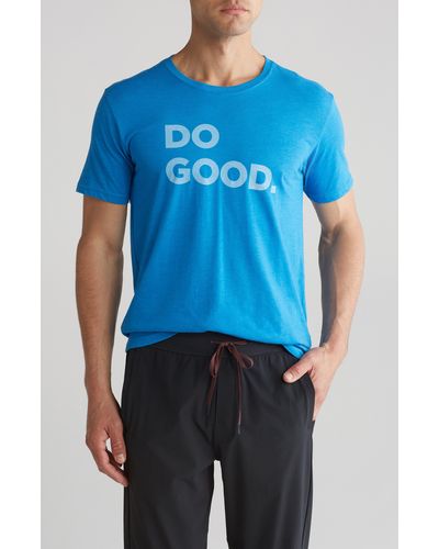 COTOPAXI Do Good Organic Cotton & Recycled Polyester Graphic T-shirt - Blue