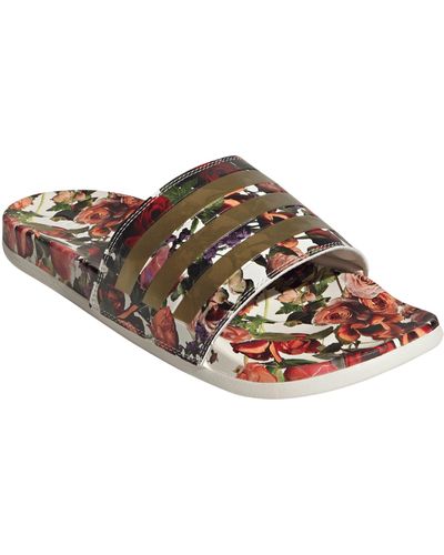 adidas Adilette Comfort Slide Sandal - Multicolor