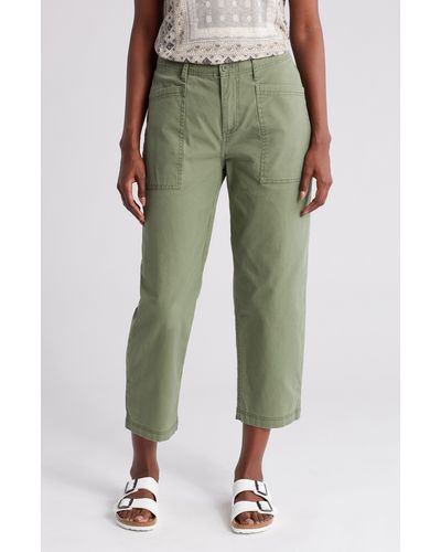 Lucky Brand Easy Pocket Utility Pants - Green