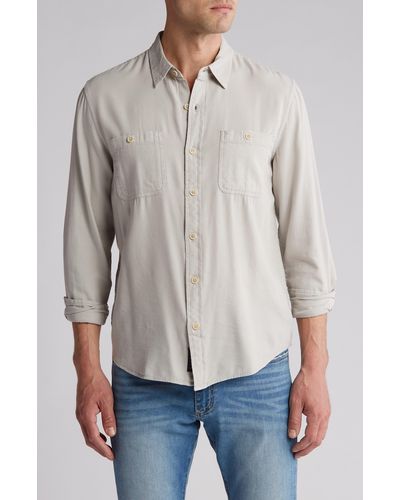 Lucky Brand Mason Plaid Workwear Button-Up Shirt