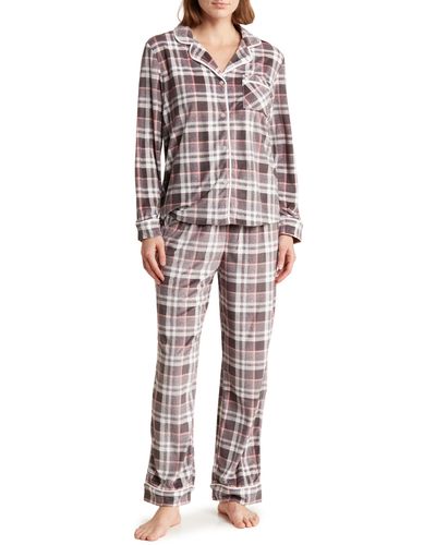 Jones New York Velour Pajamas - Multicolor