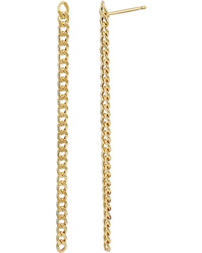 Bony Levy 14k Gold Chain Drop Earrings - Metallic