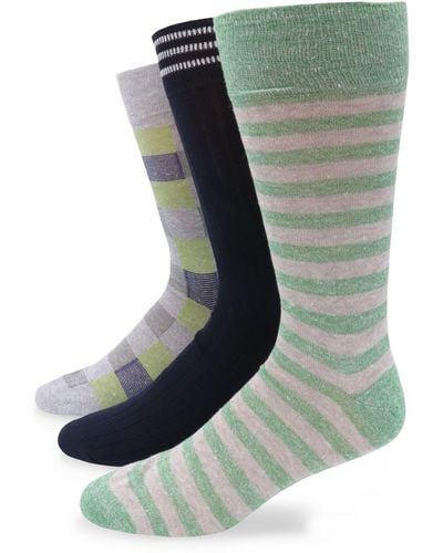 Lorenzo Uomo Assorted 3-pack Socks - Green