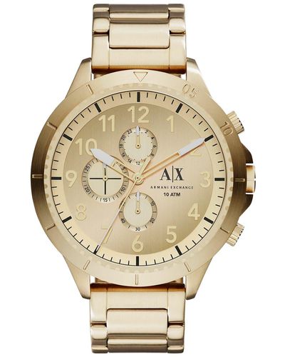 Armani Exchange Chronograph Bracelet Watch - Metallic