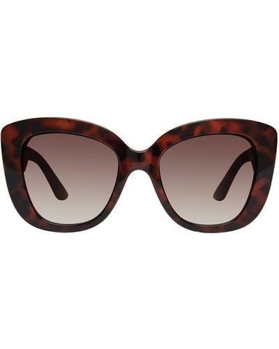 Kurt Geiger 52mm Cat Eye Sunglasses - Brown