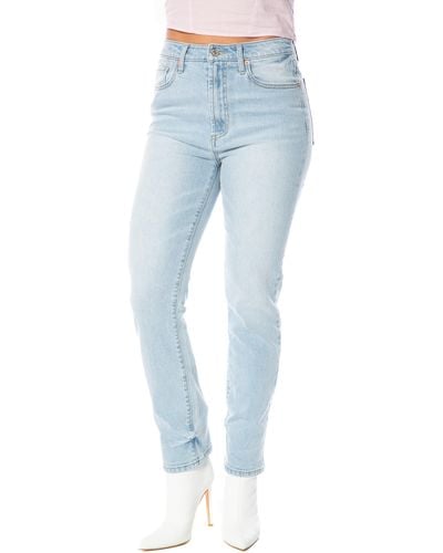 Juicy Couture Straight Leg Ankle Jeans - Blue