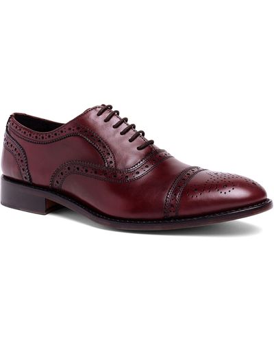 Anthony Veer Ford Brogue Oxford - Purple