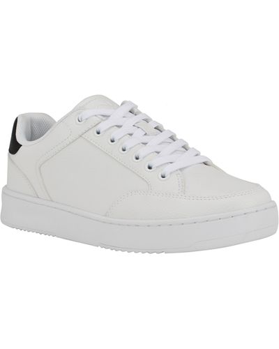 Calvin Klein Lalit Casual Lace-up Sneakers - White