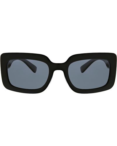 Hurley 54mm Square Polarized Sunglasses - Black