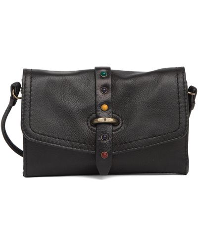 Frye Alessi Studded Wallet Crossbody Bag In Black At Nordstrom Rack