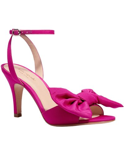 Kate Spade Kate Spade Gloria Bow Ankle Strap Sandal - Pink