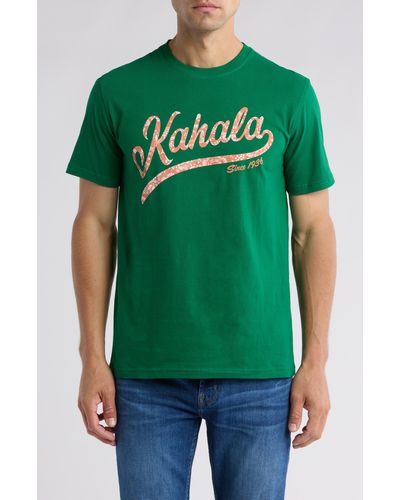 Kahala Major League Logo T-shirt - Green