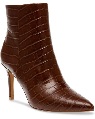 Steven New York Lizziey Pointed Toe Bootie - Brown