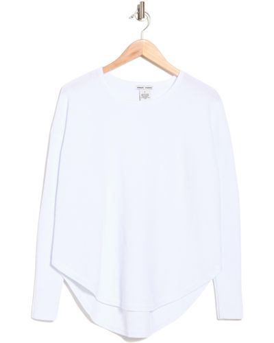 Sweet Romeo Classic Pullover Sweater In White At Nordstrom Rack