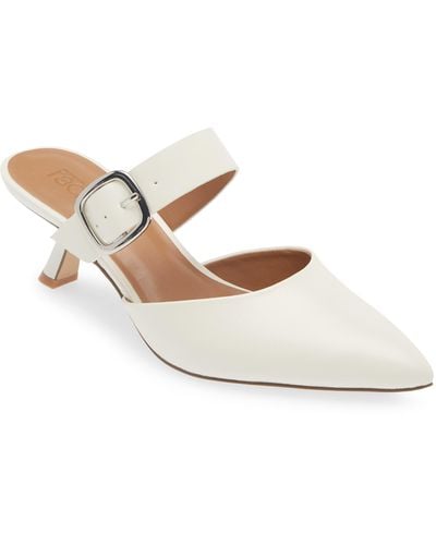 Nordstrom Fawn Mule - White