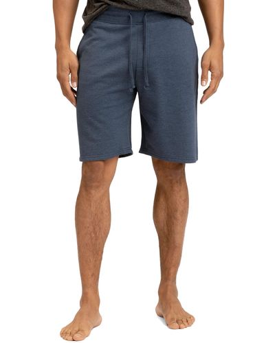 Threads For Thought Classic Drawstring Fleece Shorts - Blue