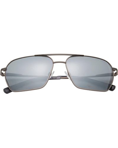 Ted Baker 59mm Polarized Aviator Sunglasses - Gray