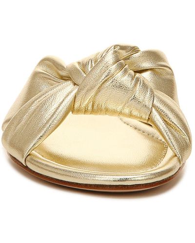 Veronica Beard Salton Slide Sandal - Metallic