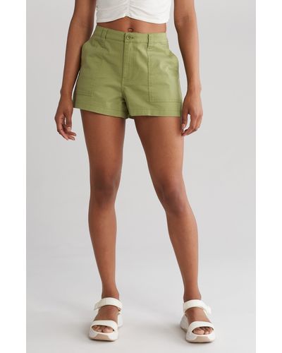 Abound Mid Rise Utility Shorts - Green