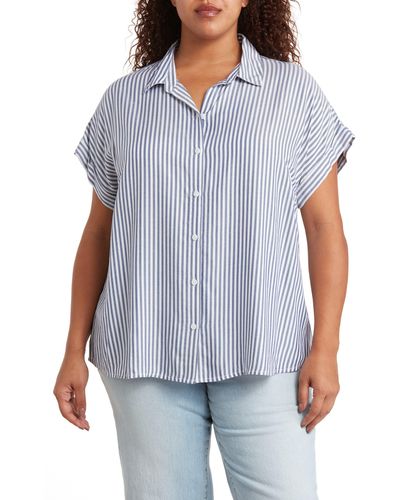 Beach Lunch Lounge Spencer Camp Shirt - Blue