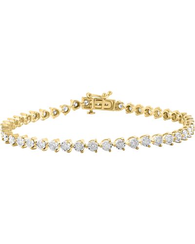 Effy 14k White & Yellow Gold Diamond Bracelet - Multicolor
