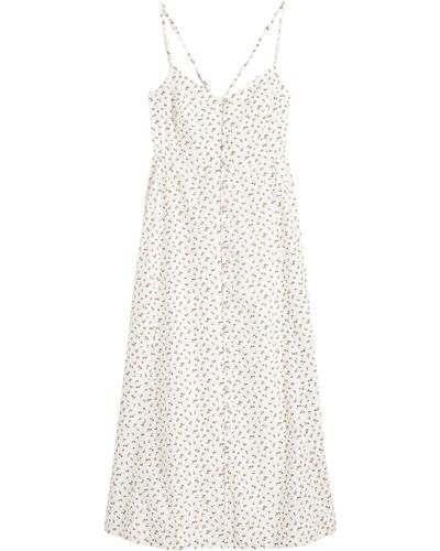 Madewell Floral Cotton Sundress - White