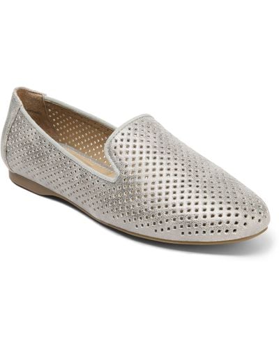 Me Too Perforated Loafer - White