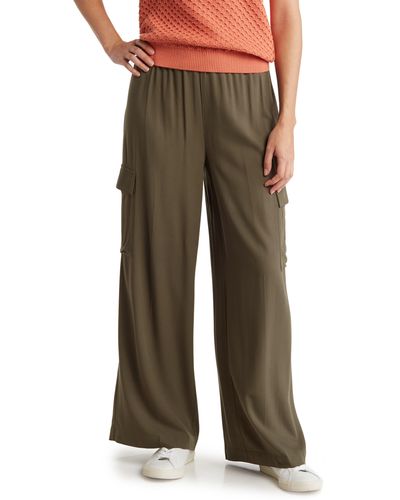 Melrose and Market Pull-on Cargo Pants - Green