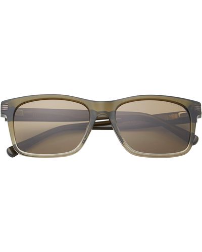 Ted Baker 56mm Polarized Square Sunglasses - Green