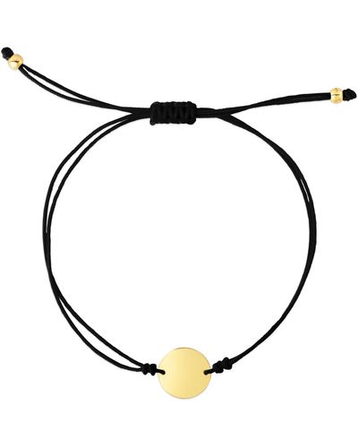 KARAT RUSH Disc Corded Bracelet - Metallic