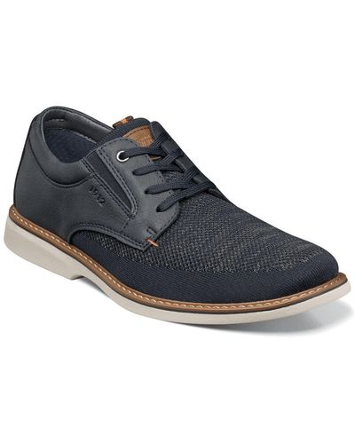 Nunn Bush Otto Plain Toe Derby - Blue