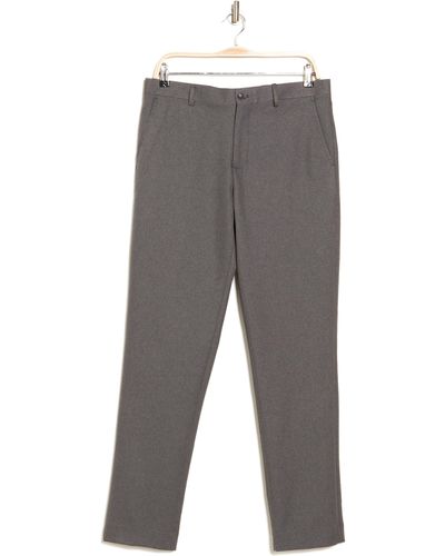 Lucky Brand Modern Fit Sharkskin Pants - Gray