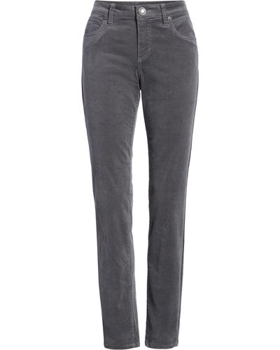 Kut From The Kloth Diana Stretch Corduroy Skinny Pants In Fog At Nordstrom Rack - Gray