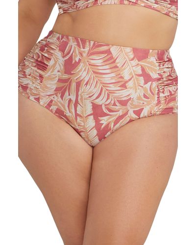 Artesands Botticelli High Waist Bikini Bottoms - Pink