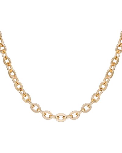 Vince Camuto Clearly Disco Oval Link Necklace - Metallic