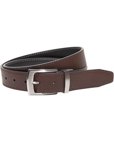 Nike Double Stitched Reversible Belt - Brown