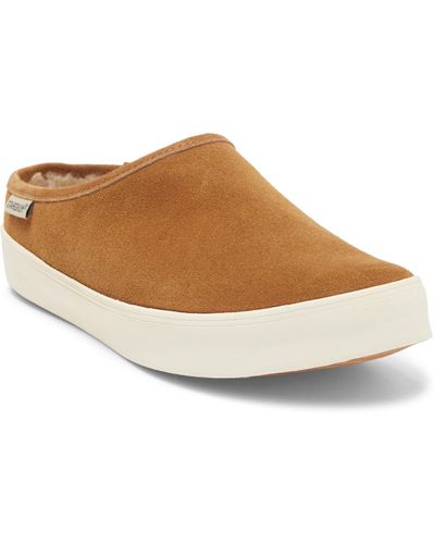 Staheekum Cami Faux Shearling Lined Suede Slipper - Brown