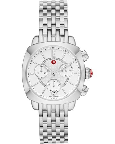 Michele Ascalon Diamond Bracelet Watch - Metallic