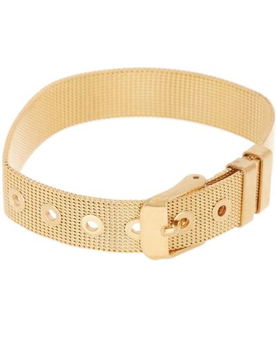 Adornia 14k Gold Plated Belt Bracelet - Yellow