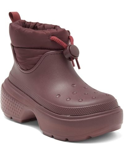 Crocs™ Stomp Puff Boot - Purple