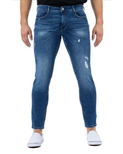 Xray Jeans Stretch 5 Pocket Skinny Jeans - Blue