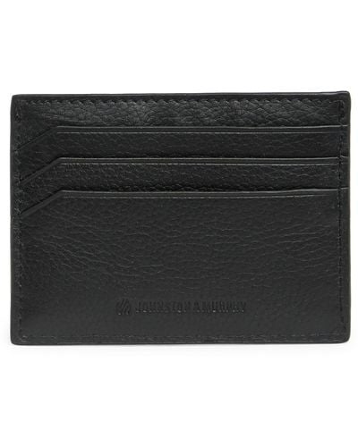 Johnston & Murphy Weekend Leather Cardholder - Black