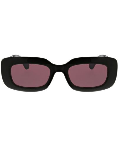 BCBGMAXAZRIA 49mm Twist Oval Sunglasses - Black
