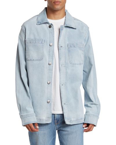Slate & Stone Workwear Denim Shirt Jacket - Blue